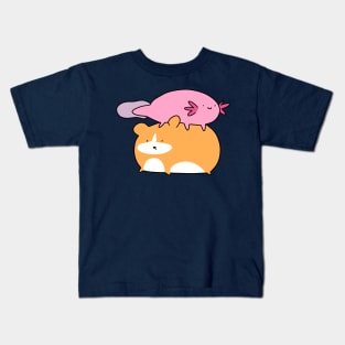 Axolotl and Hamster Kids T-Shirt